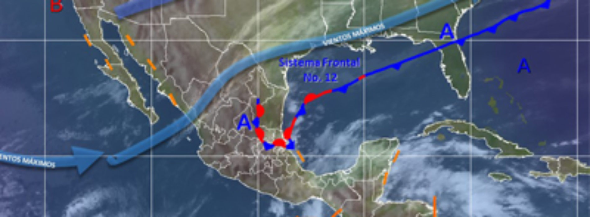 Frente Frío 12 y Onda Tropical 47 originarán lluvias intensas en Oaxaca