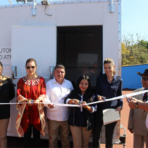 Inaugura SINFRA Segunda Caseta de Monitoreo Atmosférico en la Capital del Estado