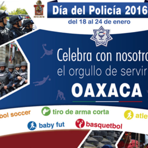 Celebrará SSPO el “Día del Policía 2016” con diversas actividades