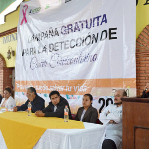 Inicia campaña de detección de cáncer cervicouterino en San Jacinto Amilpas