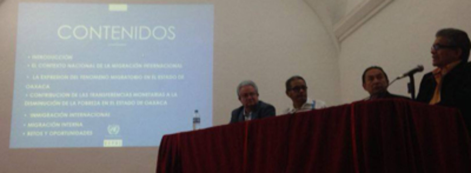 Presentan “Elementos para un Diagnóstico actualizado  sobre Migración en Oaxaca”