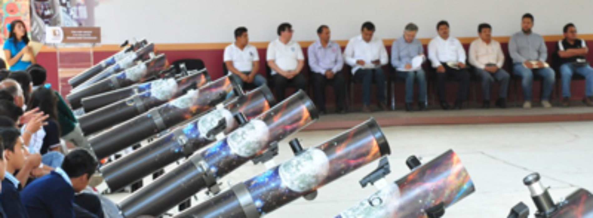 Participan escolares del Sector 02 de Secundarias Técnicas en elaboración de telescopios