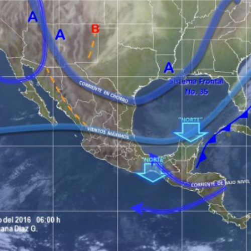 Persistirá Evento de “Norte” en el Golfo e Istmo de Tehuantepec