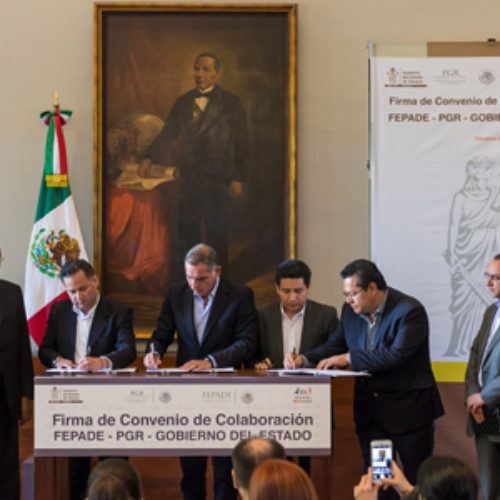 Federación y Gobierno de Oaxaca suscriben convenio para garantizar una jornada electoral pacífica y participativa