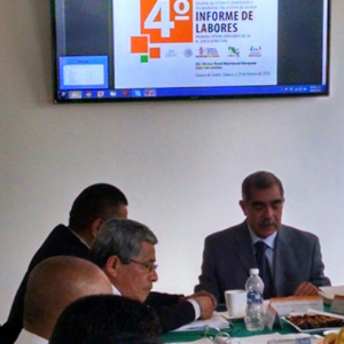 Rinde Informe de Actividades 2015, Director General del CECyTEO