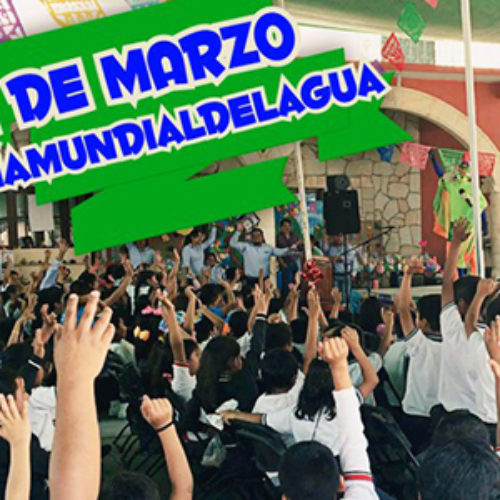 Toman protesta como guardianes del agua 650 niños de Magdalena Apazco