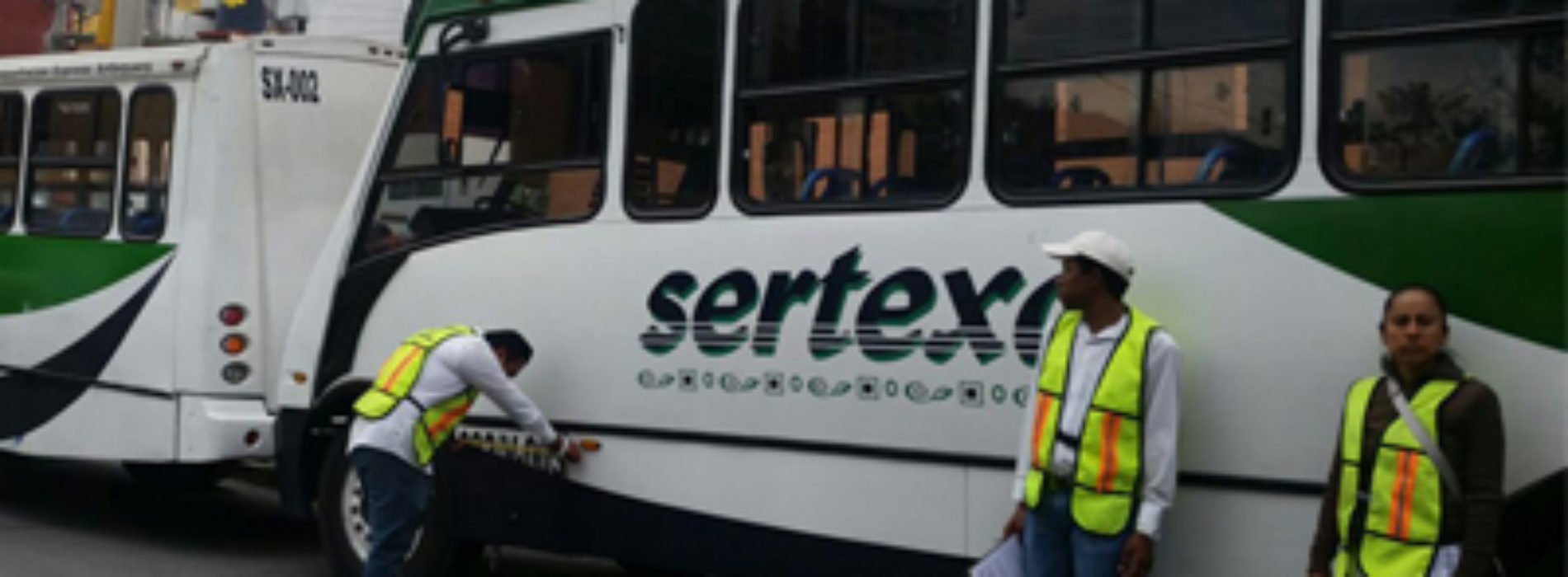 Supervisa SEVITRA cromática y elementos de seguridad en autobuses urbanos de la Ciudad de Oaxaca