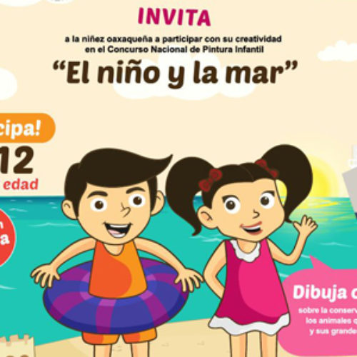 Invitan Secretaría de Marina y el IEEPO a participar en el Concurso Nacional de Pintura Infantil “El Niño y la Mar”  