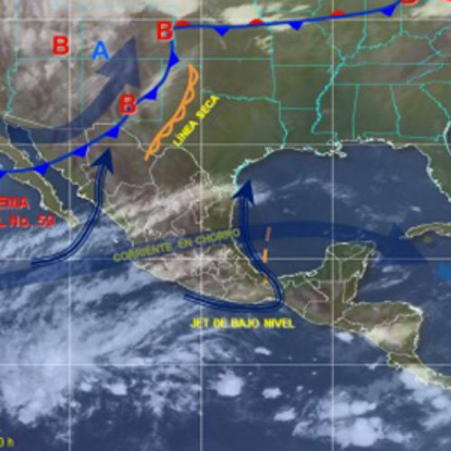 Canal de baja presión propiciará lluvias fuertes en Oaxaca