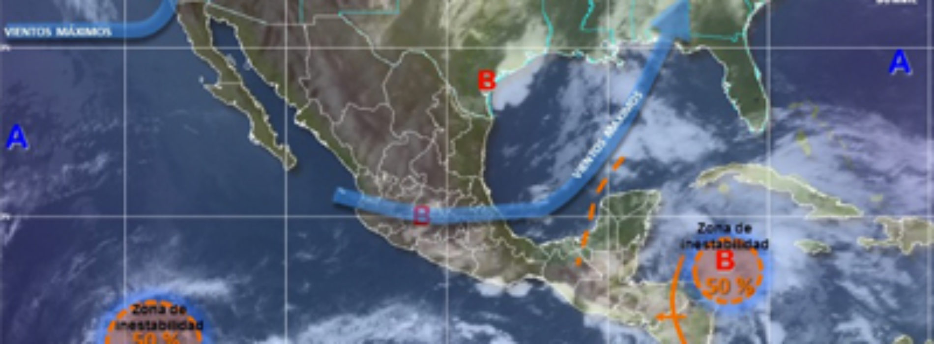 Onda tropical 3, ocasionará potencial de lluvias intensas en Oaxaca
