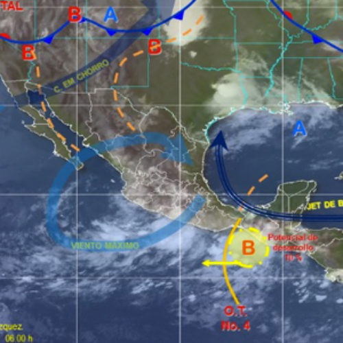 Prevén potencial de lluvias intensas en Oaxaca