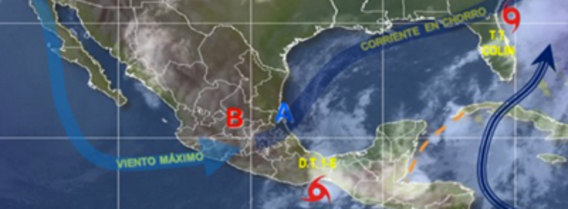 Prevén lluvias intensas en Oaxaca por depresión tropical UNO-E
