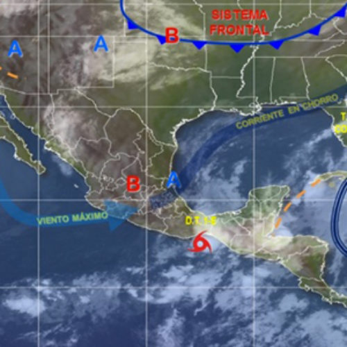 Prevén lluvias intensas en Oaxaca por depresión tropical UNO-E