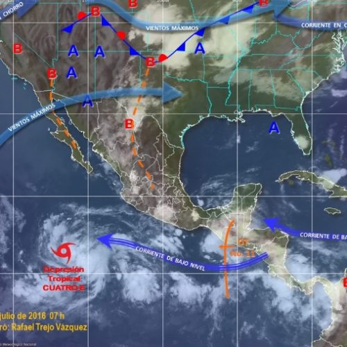 Prevén chubascos fuertes con tormentas intensas en Oaxaca