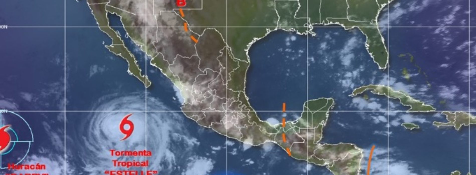 Prevalecerán intervalos de chubascos con tormentas fuertes en Oaxaca