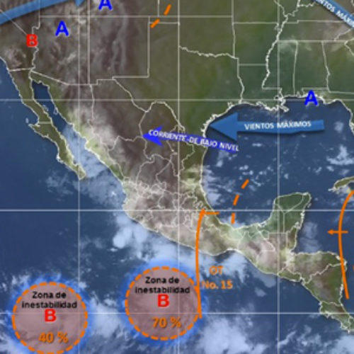 Se prevé para Oaxaca de chubascos a tormentas muy fuertes