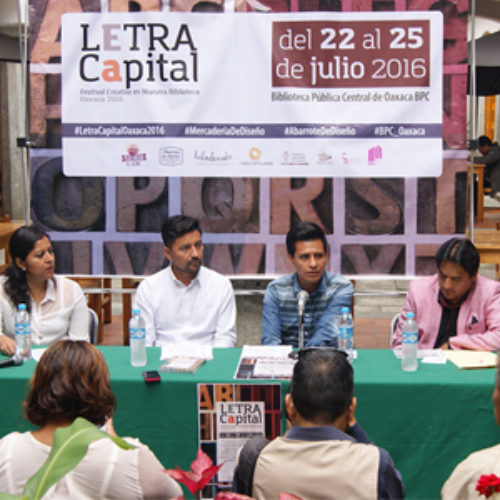 Realizarán “Primer Festival Letra Capital”