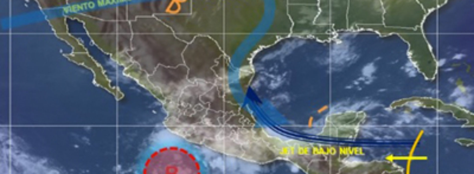 Para este lunes, potencial de tormentas intensas en Oaxaca