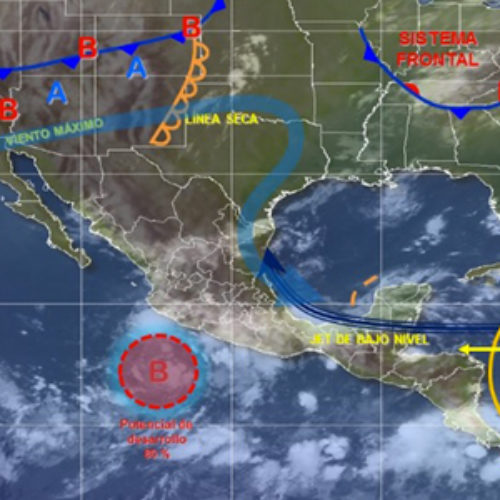Para este lunes, potencial de tormentas intensas en Oaxaca