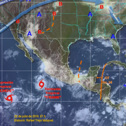 Persistirán intervalos de chubascos con tormentas puntuales muy fuertes en Oaxaca