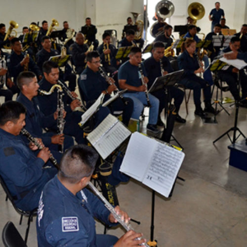La Banda de Música de la SSPO,  lista para participar en la Guelaguetza 2016