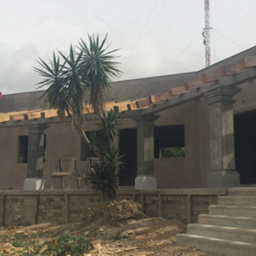 Gobierno del Estado construye casa comunal en San Agustín Etla  
