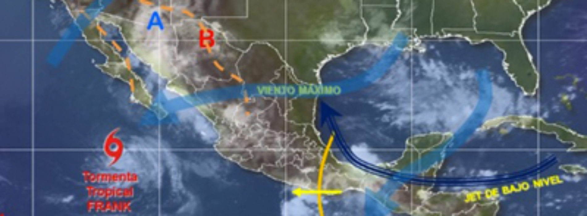 Prevén intervalos de chubascos con tormentas muy fuertes en Oaxaca