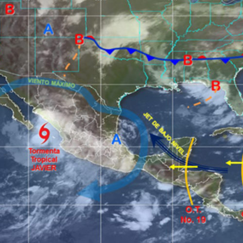 Prevén potencial de tormentas puntuales fuertes en Oaxaca