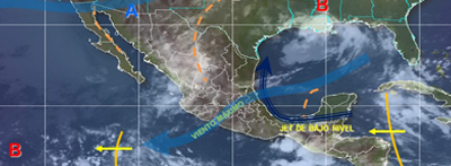 Para este viernes, prevén en Oaxaca lluvias con intervalos de chubascos