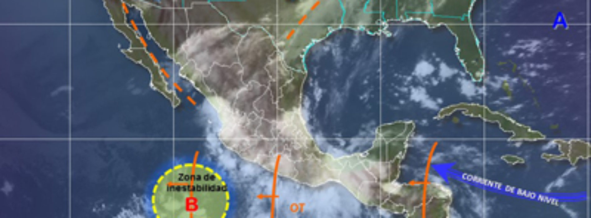 Prevén potencial de tormentas puntuales intensas en Oaxaca