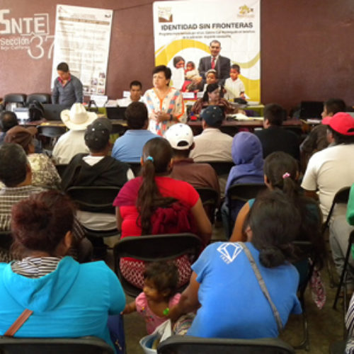 Acerca Registro Civil servicios registrales a jornaleros de San Quintín