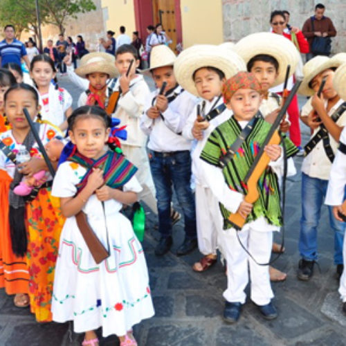 Participarán escolares en ceremonia conmemorativa del 106 Aniversario del Inicio de la Revolución Mexicana