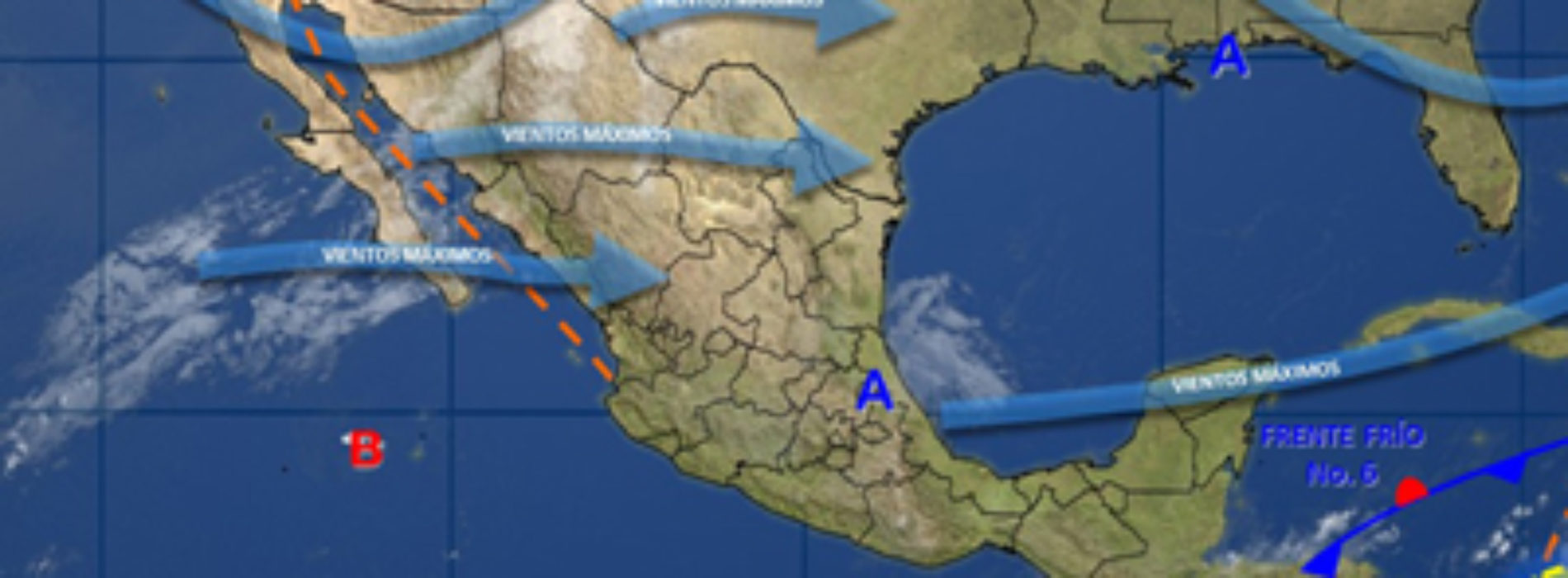 Se prevén lluvias fuertes en Oaxaca, así como vientos fuertes en el Istmo de Tehuantepec