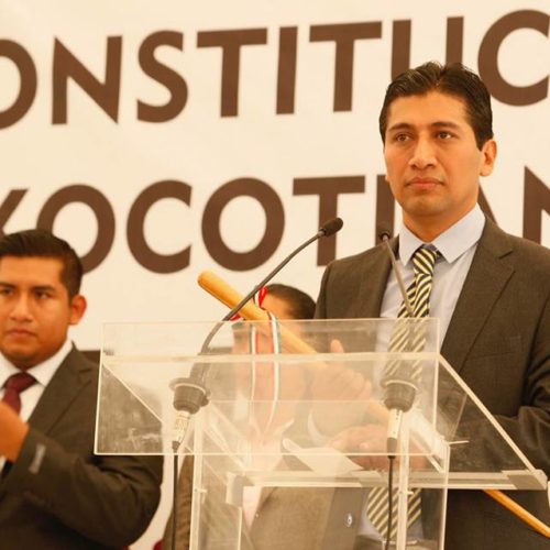 ALEJANDRO LÓPEZ JARQUÍN RINDIÓ PROTESTA COMO PRESIDENTE MUNICIPAL CONSTITUCIONAL DE SANTA CRUZ XOXOCOTLÁN