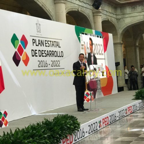 Plan Estatal de Desarrollo revertirá deficiencias en Oaxaca:Murat