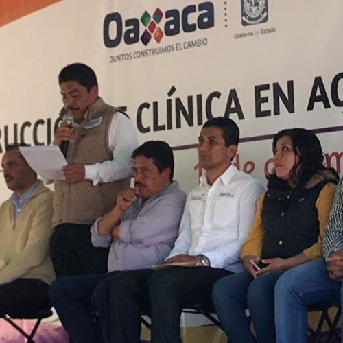 Inicia construcción de Centro de Salud en Nazareno Xoxo.