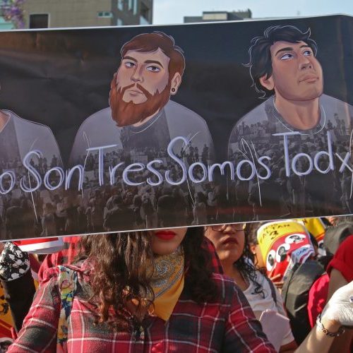 Convocan a marcha a un mes de la desaparición de tres
estudiantes de cine en Jalisco
