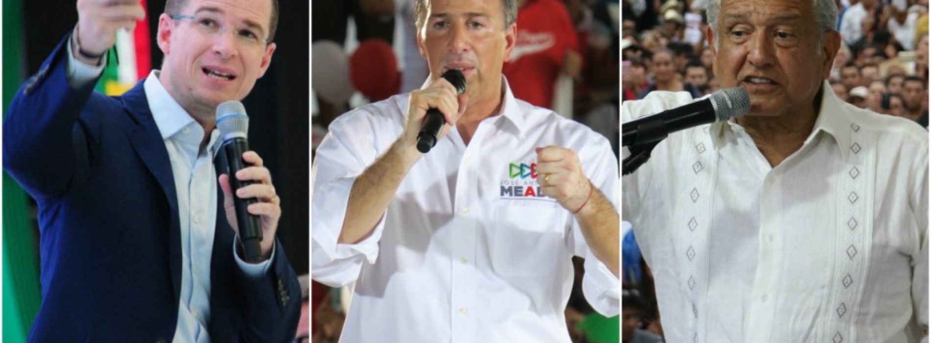 AMLO, Anaya y Meade se encontrarán con víctimas de la
violencia la próxima semana