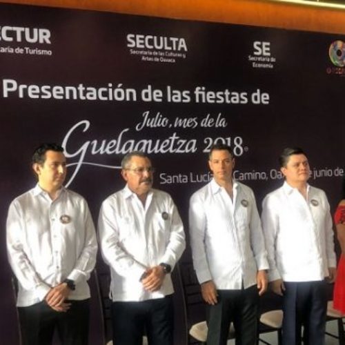 Presenta el gobernador Alejandro Murat, “Julio, mes de la
Guelaguetza 2018”