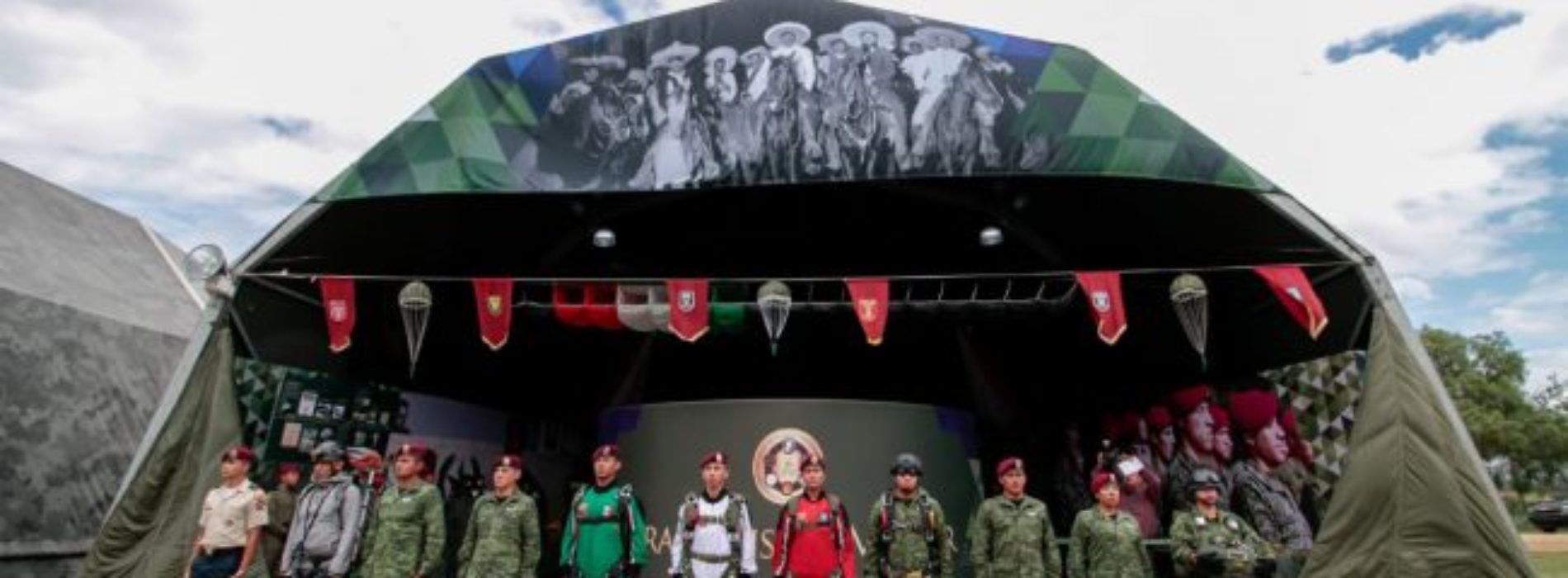 Todo listo para la Exposición Militar “Fuerzas
Armadas…Pasión por Servir a México”, en Oaxaca