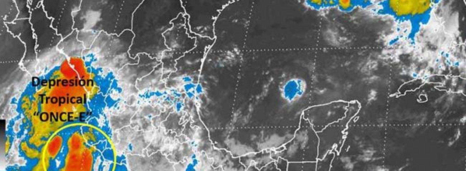 Emiten alerta para costas de Oaxaca por Depresión Tropical
“Once-E”