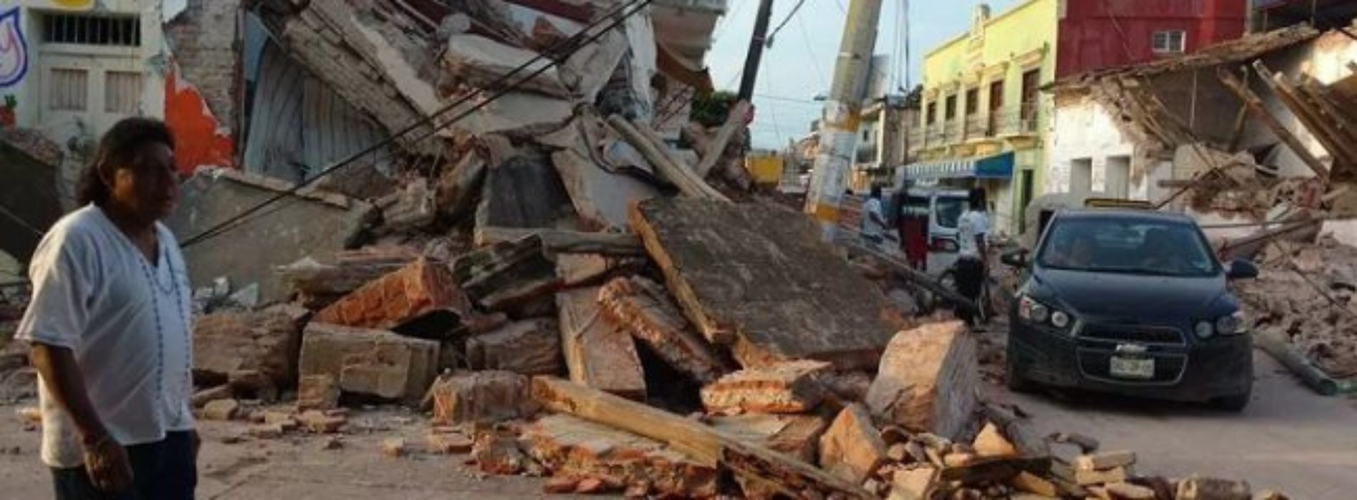 Entre vigas, escombros y dolor; Istmeños a un año del
terremoto de 8.2