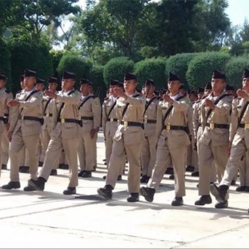107 jóvenes concluyen adiestramiento militar