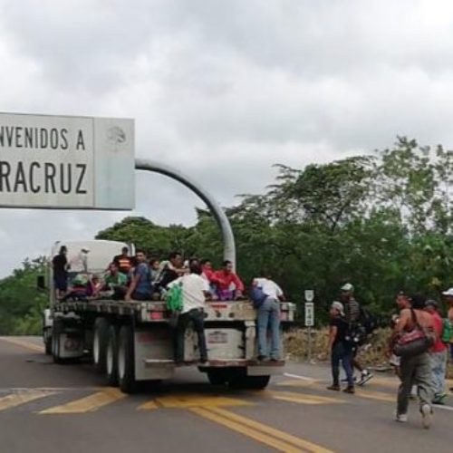 Por miedo, se va caravana directo a Veracruz y abandona
Oaxaca