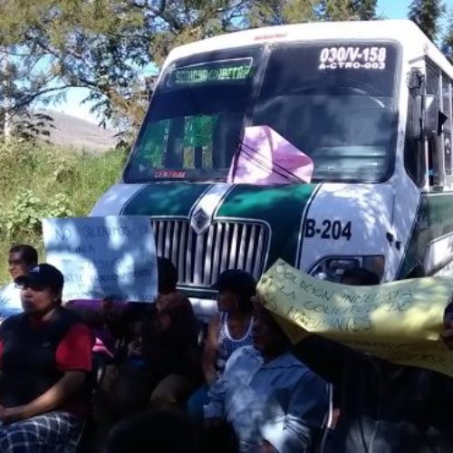 Analizan vecinos expulsión de transporte Tusug en
Montoya