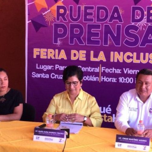 Realizarán la Feria de la Inclusión en Xoxocotlán