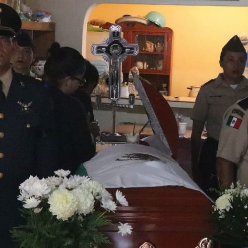 Cuerpo de soldado asesinado en enfrentamientos en Culiacán llega a Veracruz