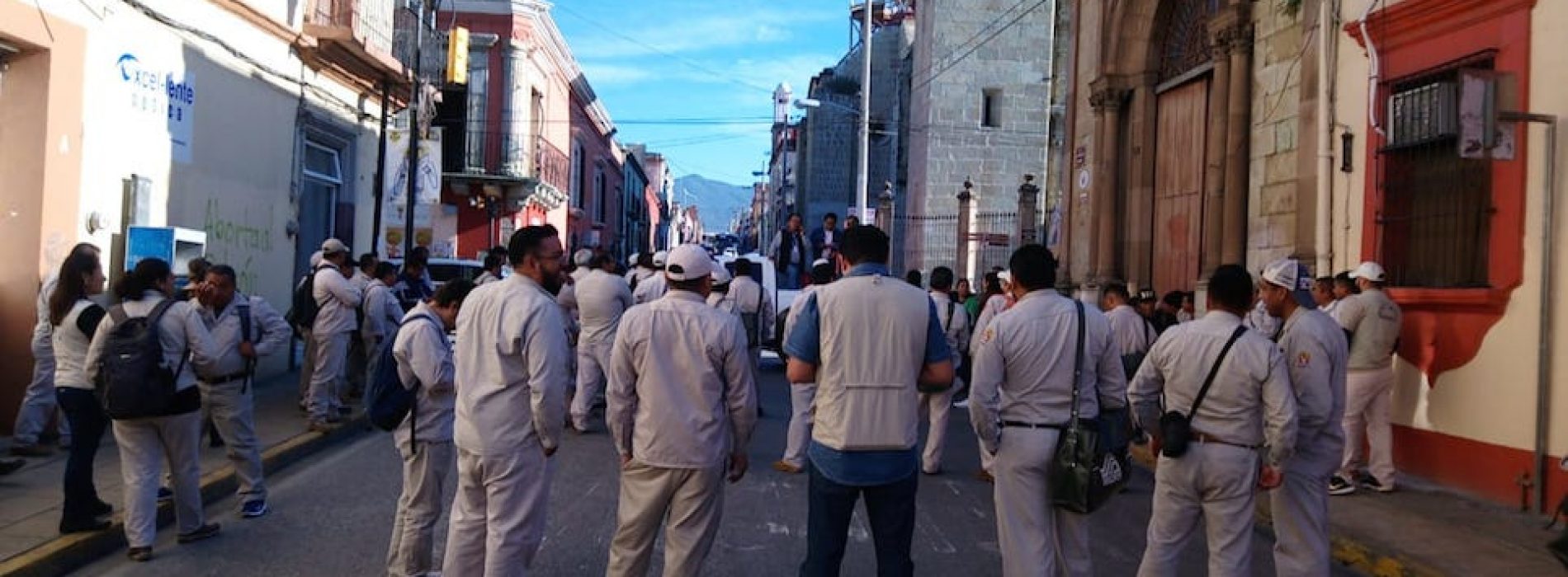 Trabajadores de Vectores protestan en SSO por falta de herramientas para trabajar