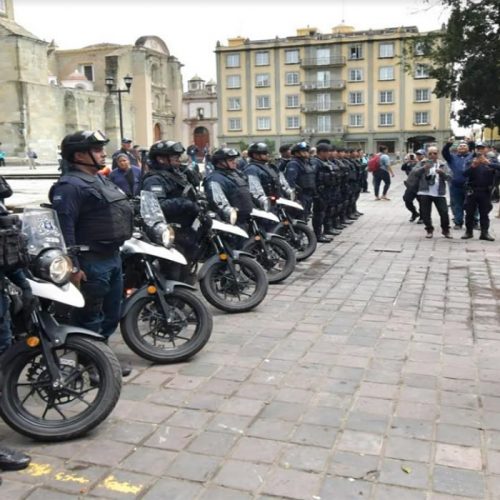 Resguardará policía municipal de Oaxaca el Zócalo por tiempo indefinido