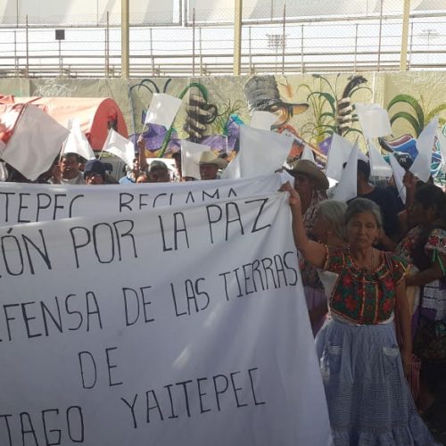 Pedimos dos mil 400 hectáreas, no las limosnas de Juquila: Yaitepec